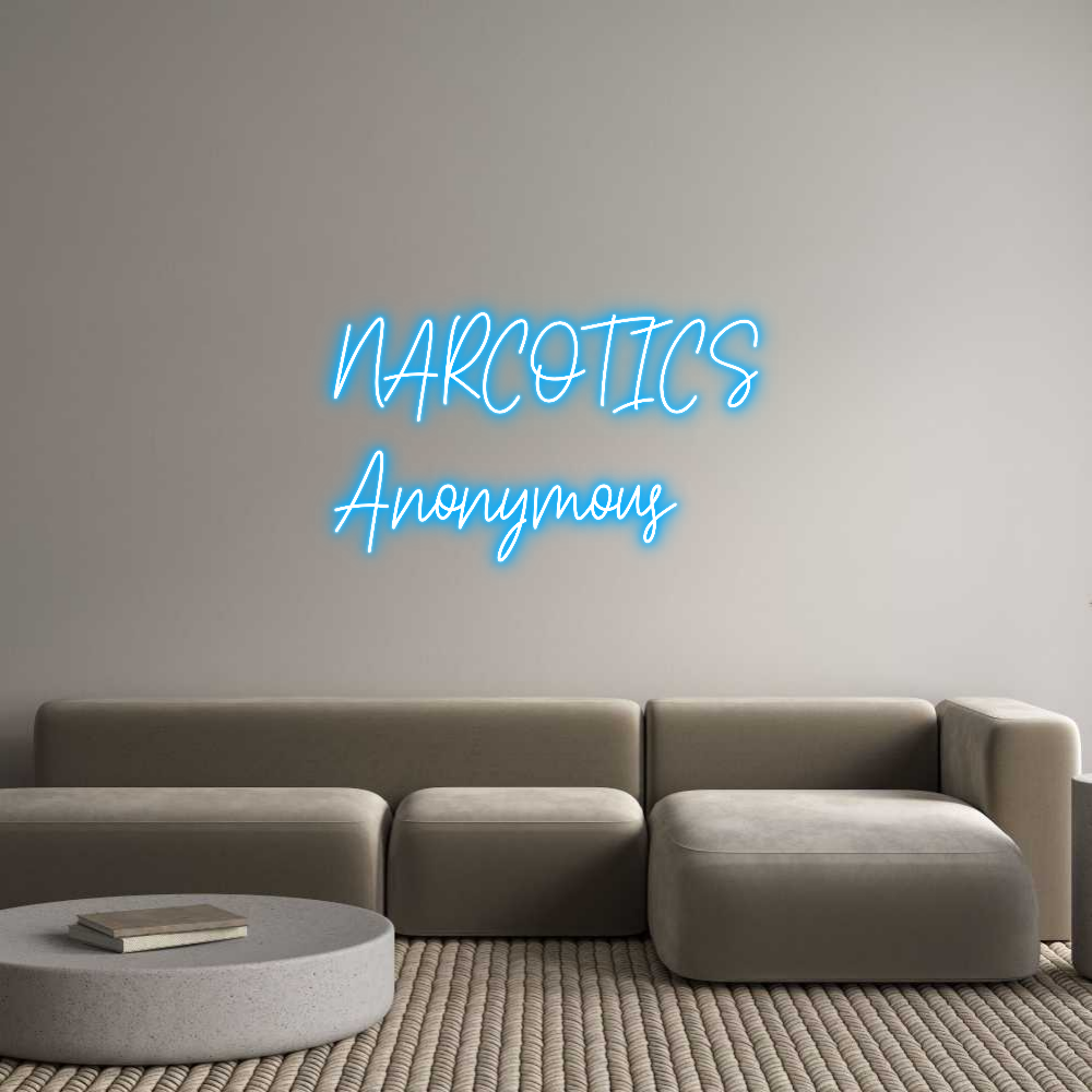 Custom Neon Text - NARCOTICS
An...