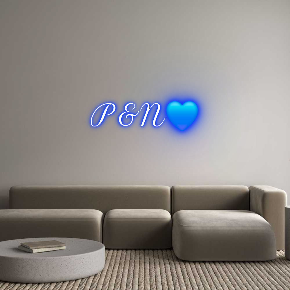 Custom Neon Text - P&Nš