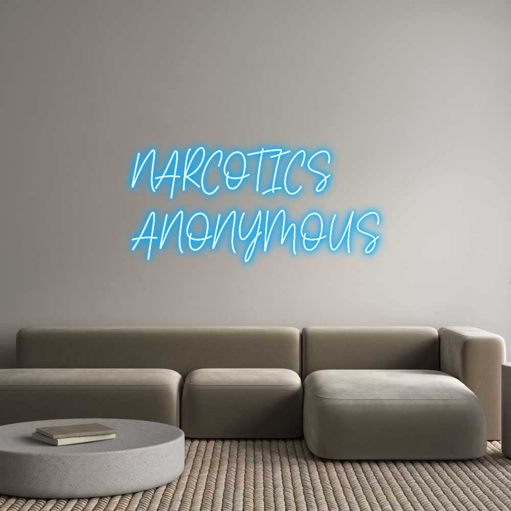 Custom Neon Text - NARCOTICS
AN...