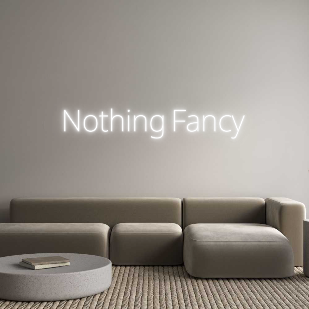 Custom Neon Text - Nothing Fancy