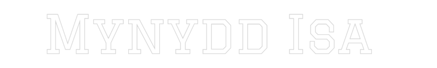 Custom Neon Text - Mynydd Isa