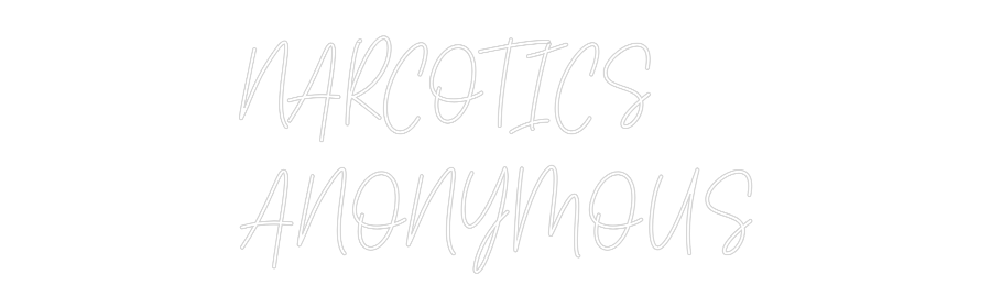 Custom Neon Text - NARCOTICS
AN...