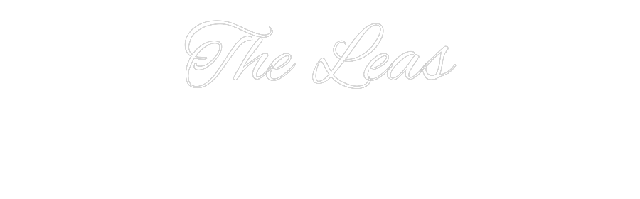 Custom Neon Text - The Leas