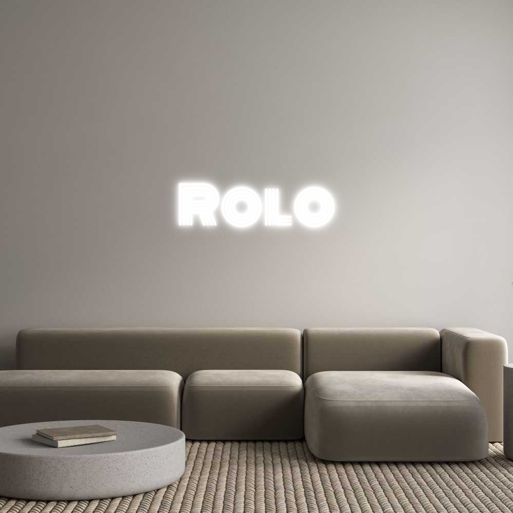 Custom Neon Text - Rolo