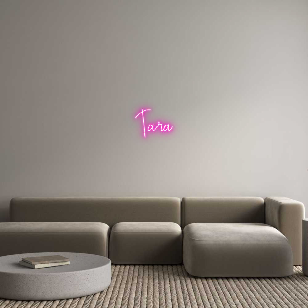 Custom Neon Text - Tara