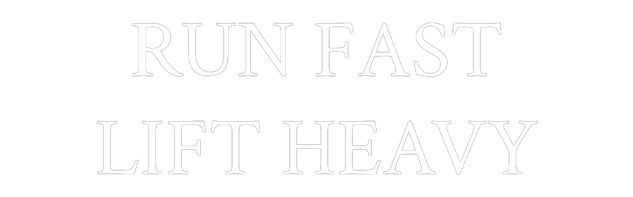 Custom Neon Text - RUN FAST
LIF...