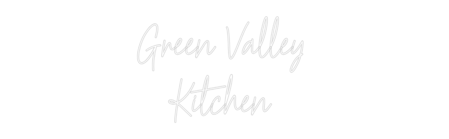 Custom Neon Text - Green Valley ...