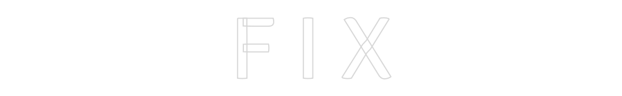 Custom Neon Text - F I X