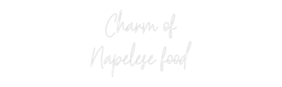 Custom Neon Text - Charm of
Nap...