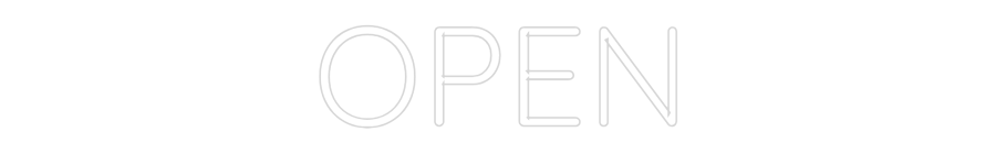 Custom Neon Text - OPEN
