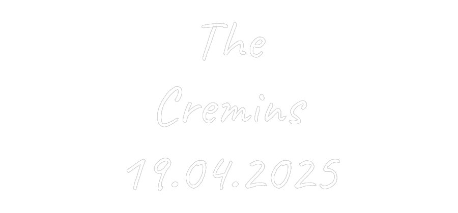 Custom Neon Text - The
Cremins
...