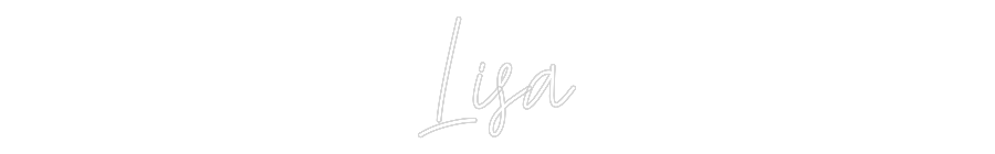 Custom Neon Text - Lisa