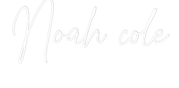 Custom Neon Text - Noah cole