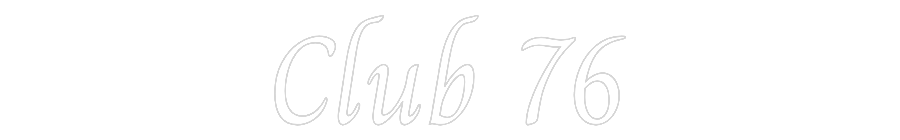 Custom Neon Text - Club 76