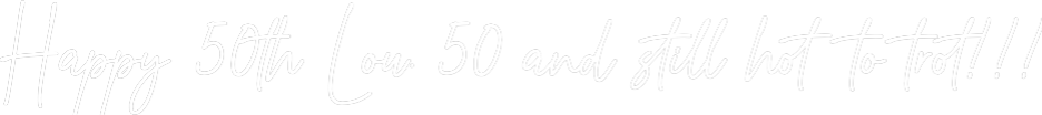 Custom Neon Text - Happy 50th Lo...