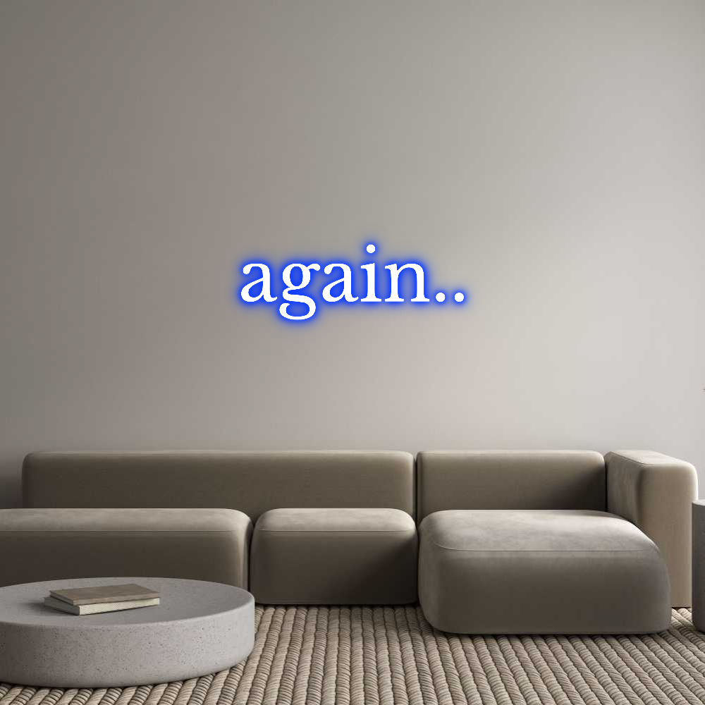 Custom Neon Text - again..