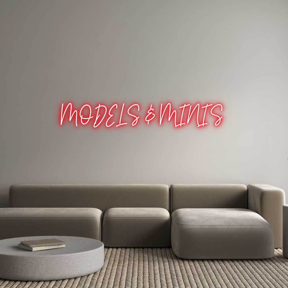 Custom Neon Text - MODELS & MINIS