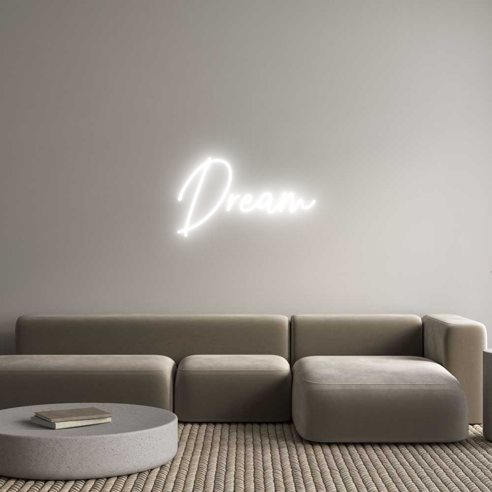 Custom Neon Text - Dream