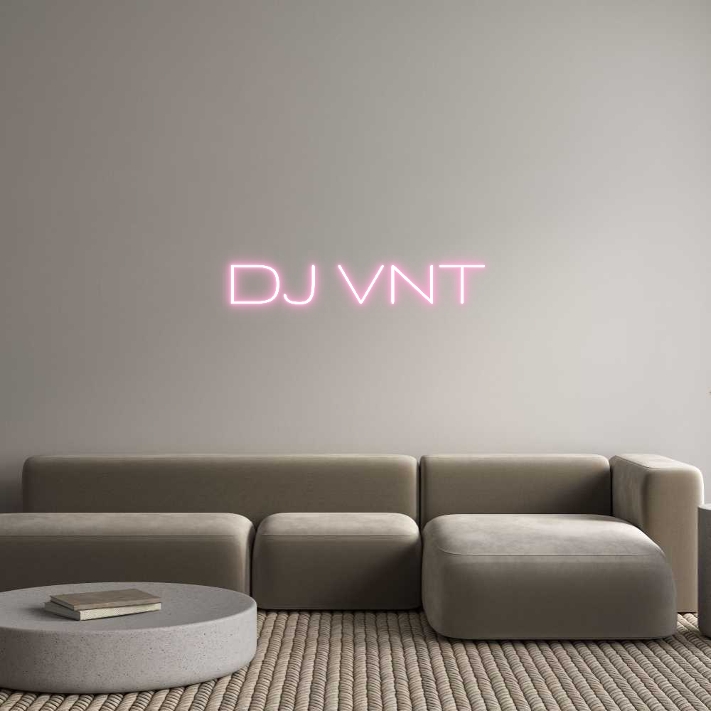 Custom Neon Text - DJ VNT