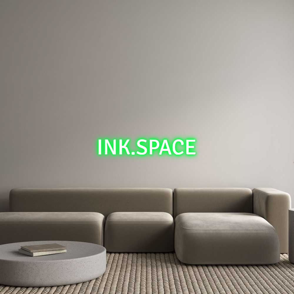 Custom Neon Text - INK.SPACE