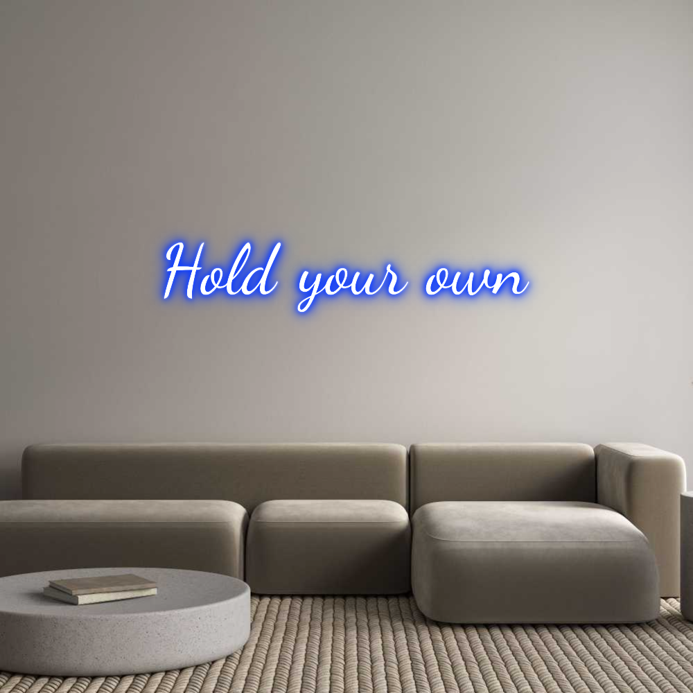 Custom Neon Text - Hold your own