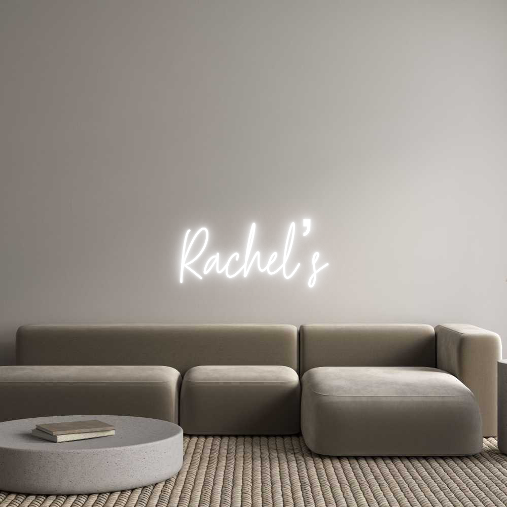 Custom Neon Text - Rachel’s