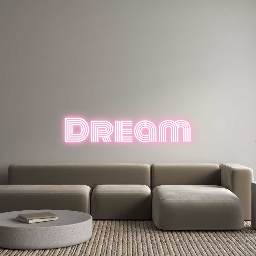 Custom Neon Text - Dream