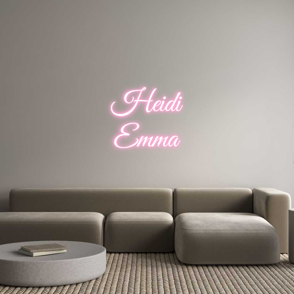 Custom Neon Text - Heidi
Emma