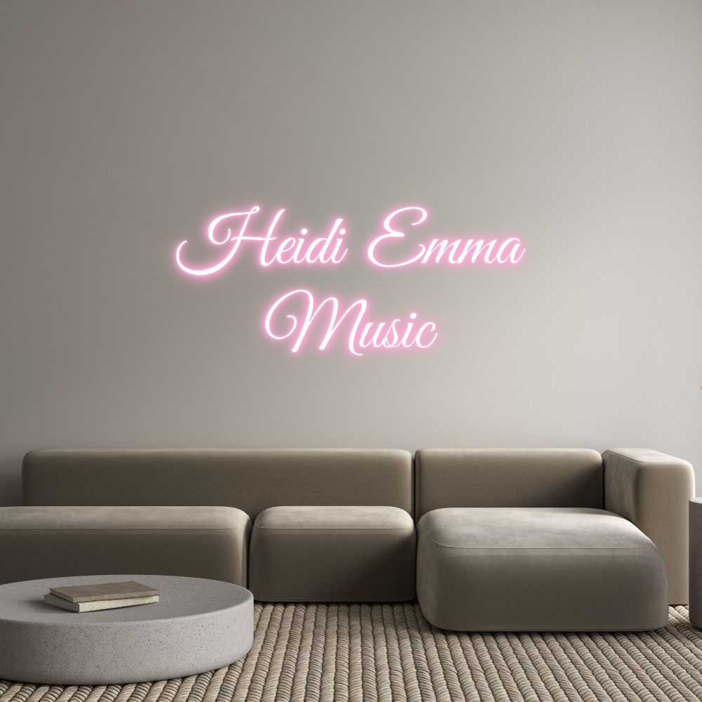 Custom Neon Text - Heidi Emma
M...