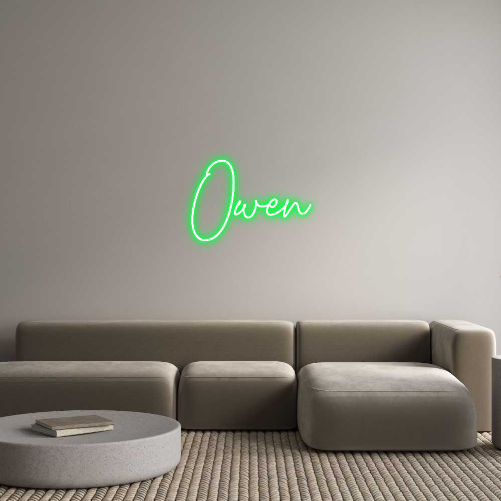 Custom Neon Text - Owen