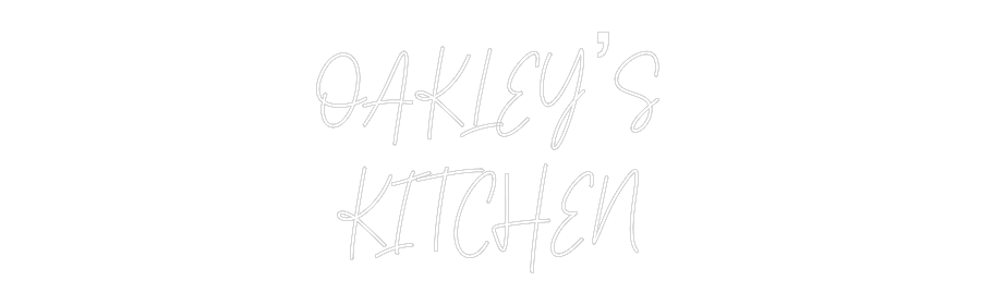 Custom Neon Text - OAKLEY’S
KIT...