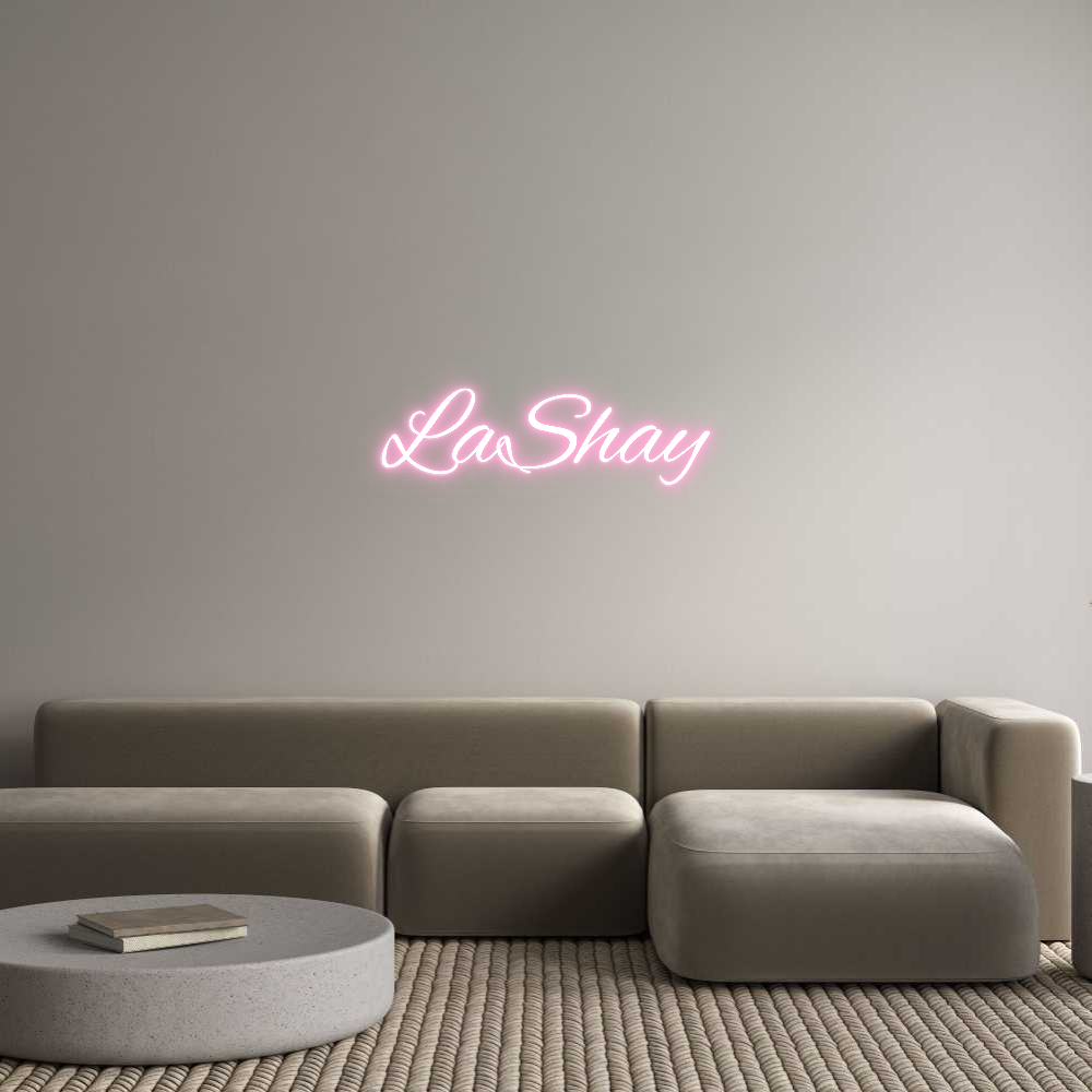 Custom Neon Text - LaShay