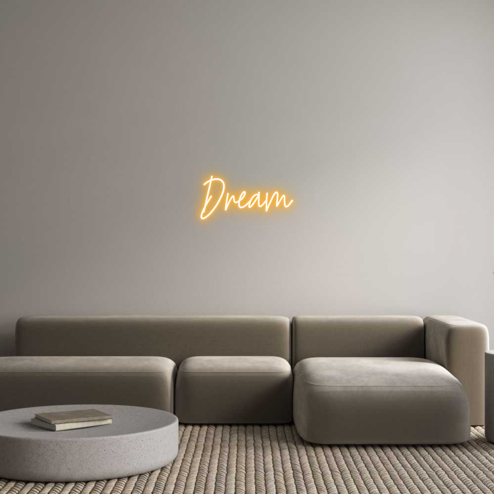 Custom Neon Text - Dream