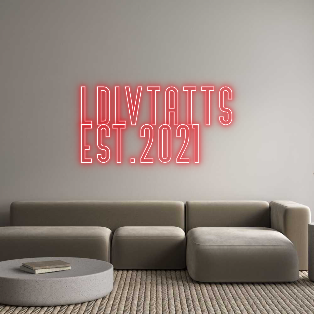 Custom Neon Text - LDlVTatts
Es...