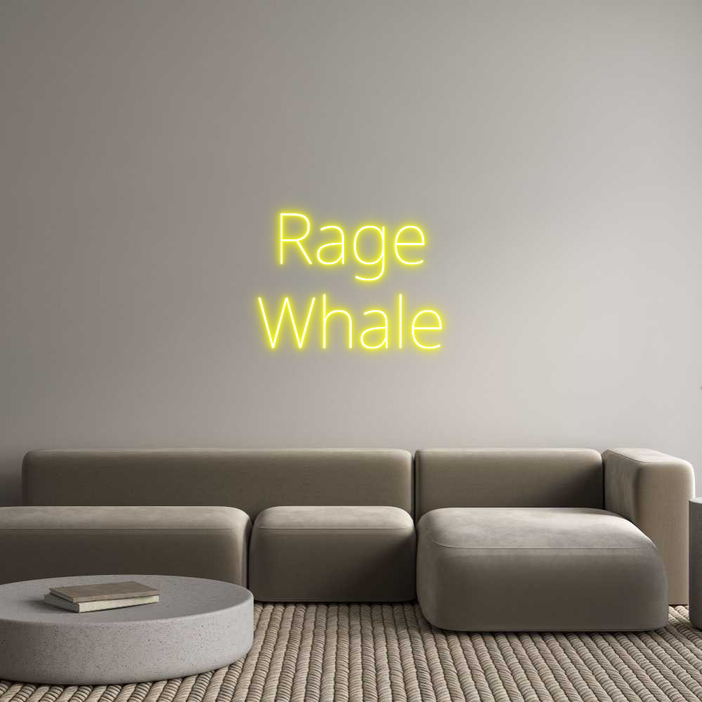 Custom Neon Text - Rage
Whale