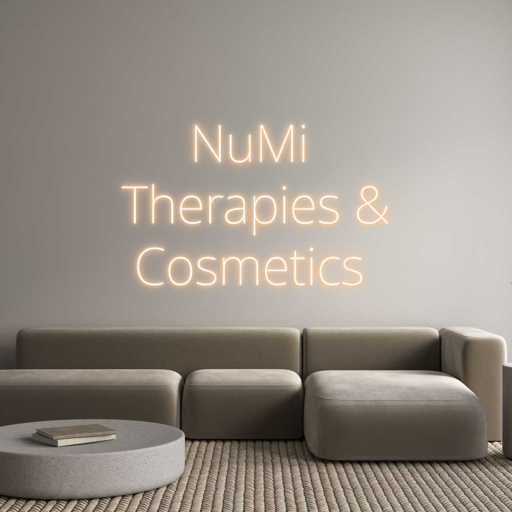 Custom Neon Text - NuMi 
Therap...