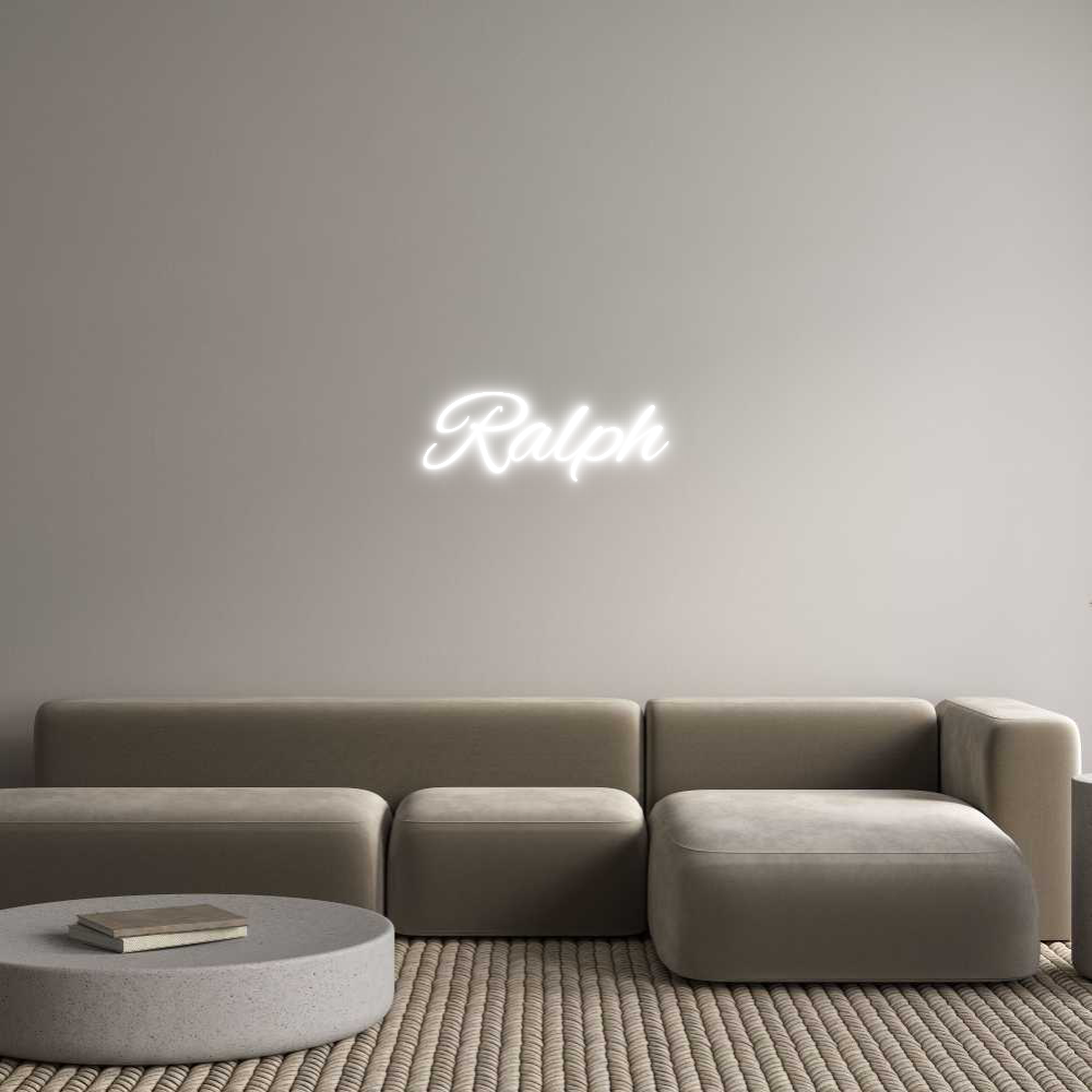 Custom Neon Text - Ralph