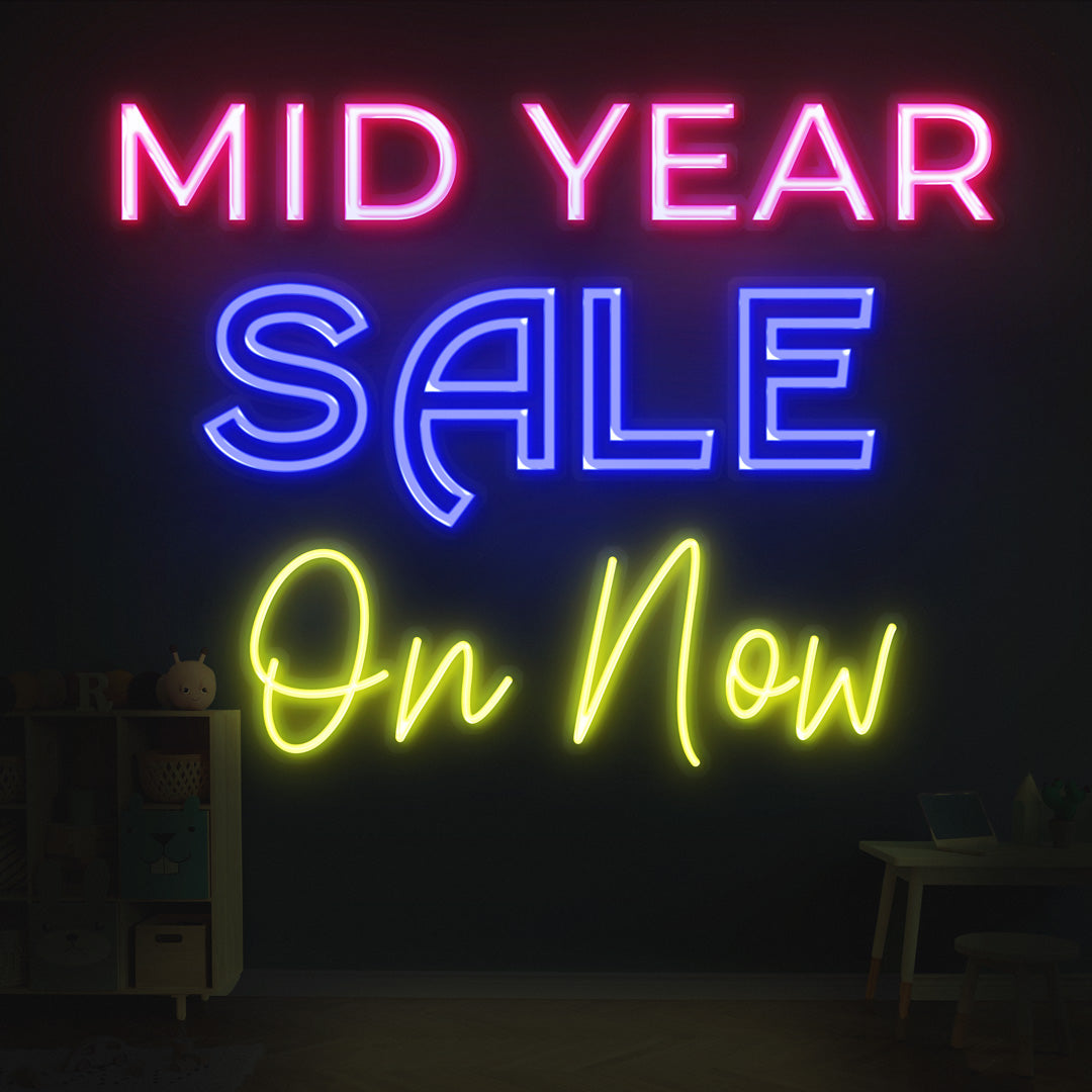 Neon Lights For Room - Custom Neon Wall Sign - Guaranteed Safety & Durability - Personalised Text - 3 Year Warranty - Mid Year Sale