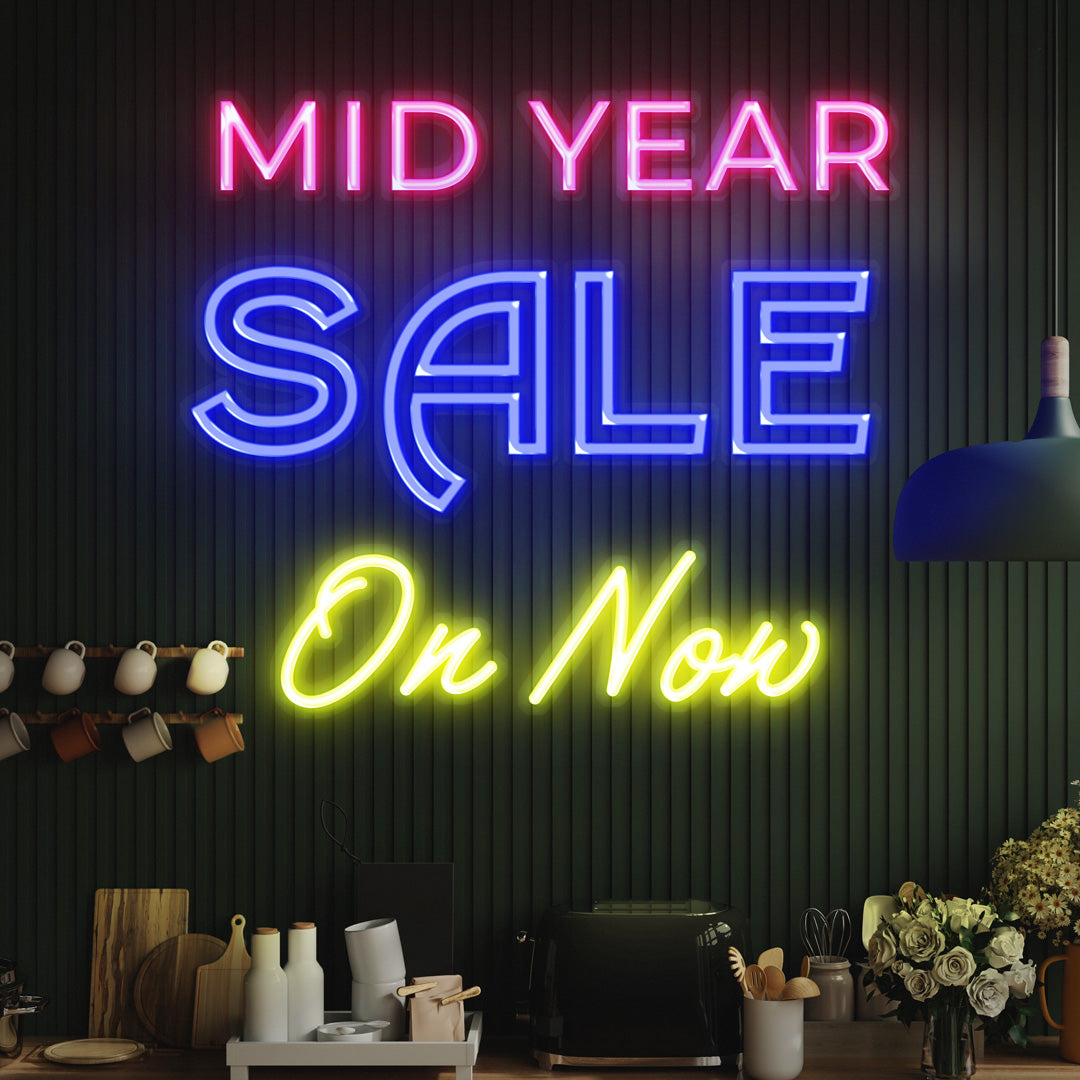 Neon Lights For Room - Custom Neon Wall Sign - Guaranteed Safety & Durability - Personalised Text - 3 Year Warranty - Mid Year Sale
