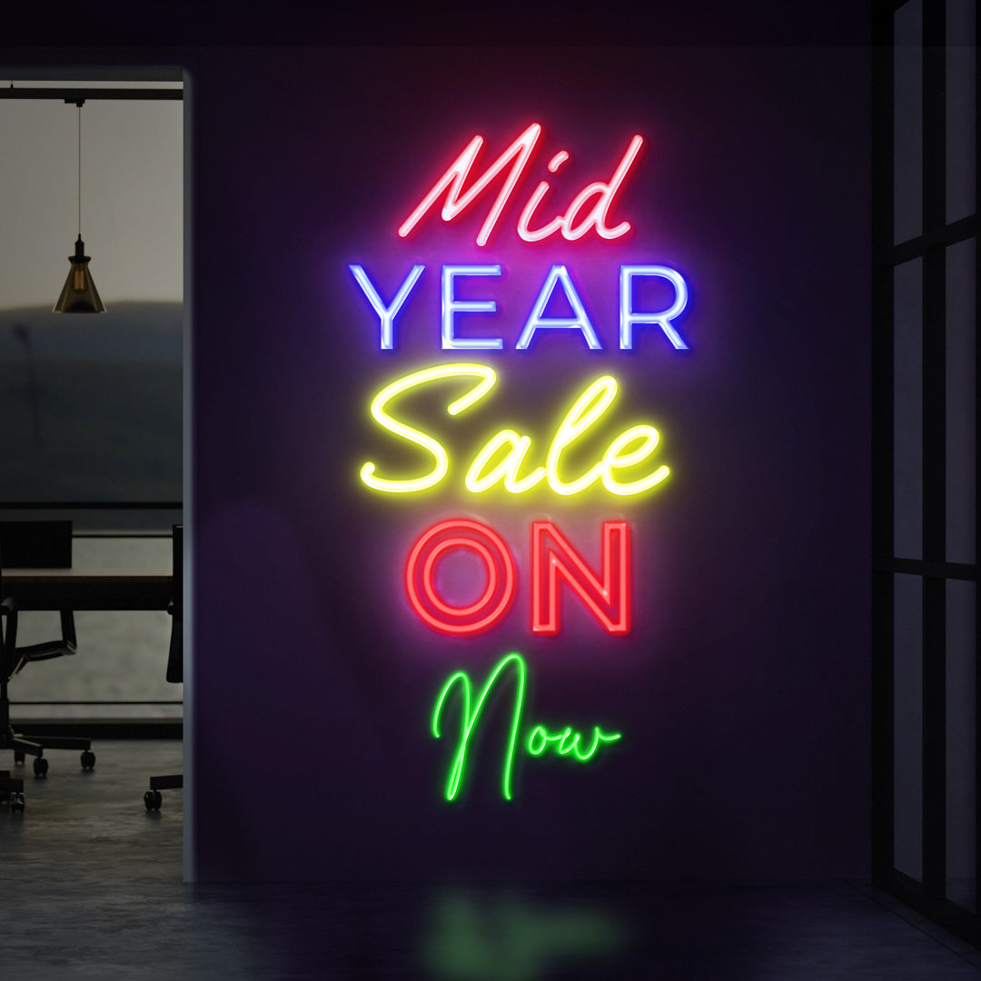 Custom Neon Signs - Neon LED Lights For Indoor and Outdoor - High Quality Personalised Text - 3 Year Warranty - Mid Year Sale