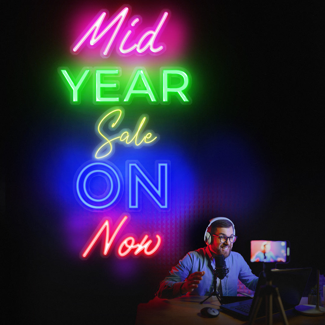 Custom Neon Signs - Neon LED Lights For Indoor and Outdoor - High Quality Personalised Text - 3 Year Warranty - Mid Year Sale