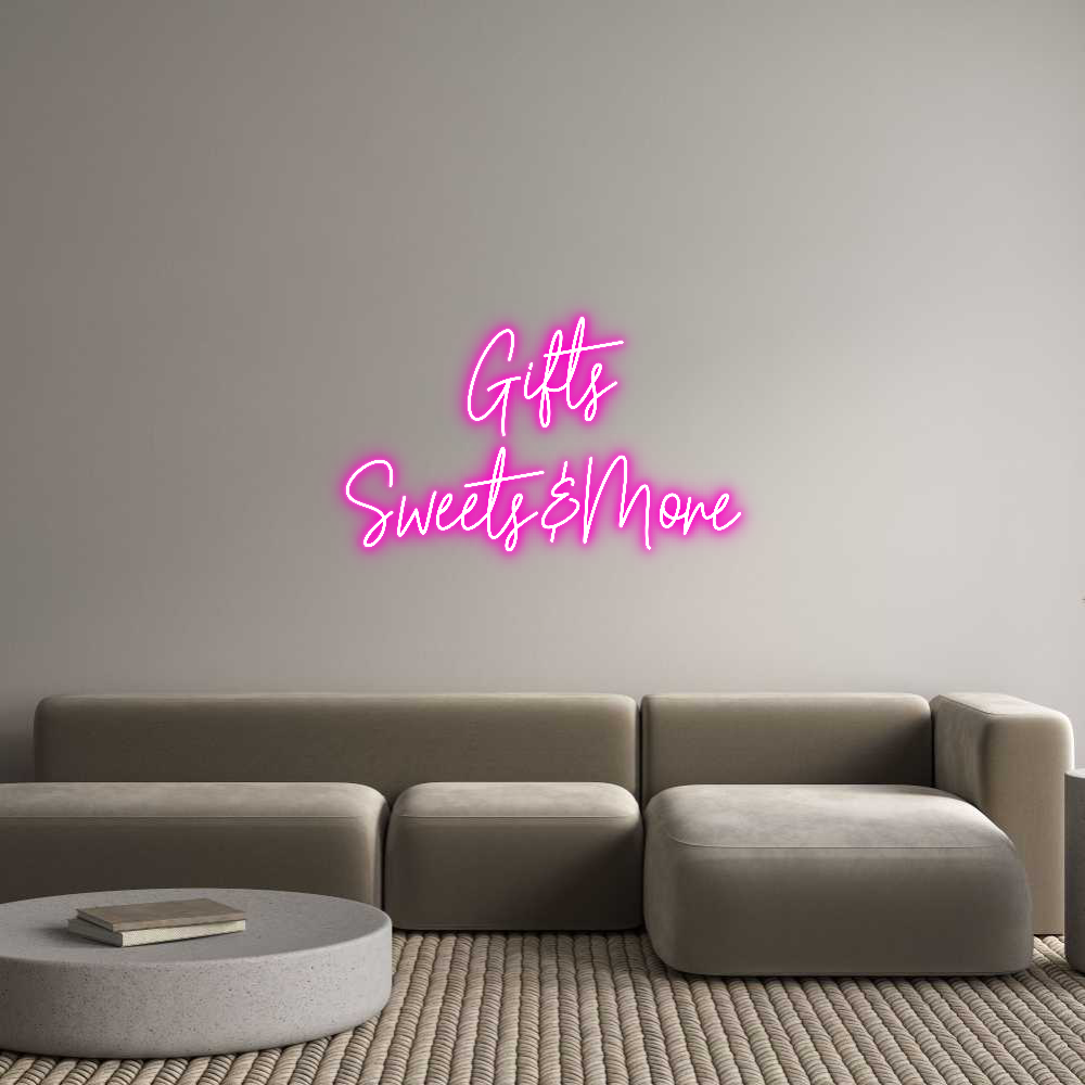 Custom Neon Text - Gifts
Sweets...