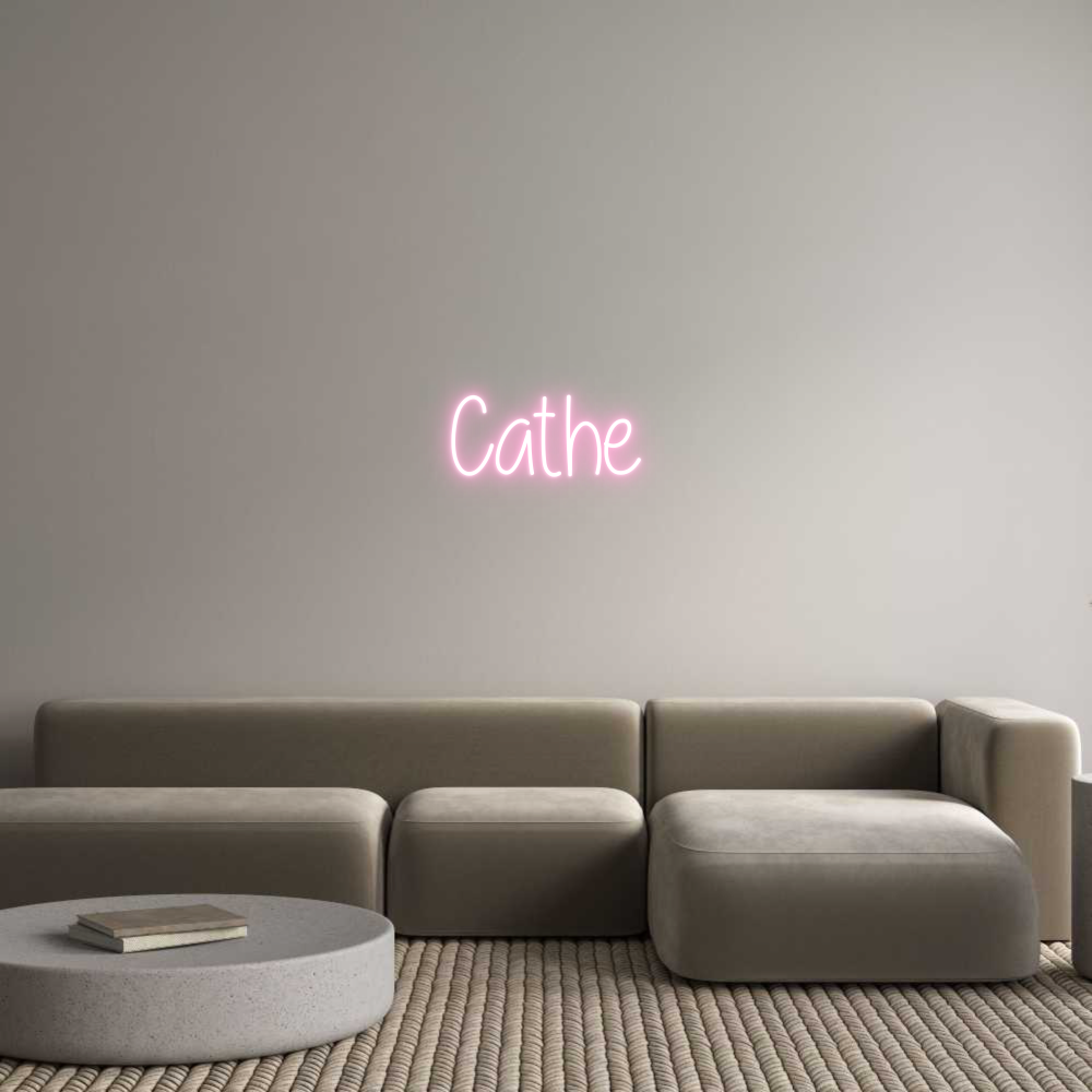 Custom Neon Text - Cathe