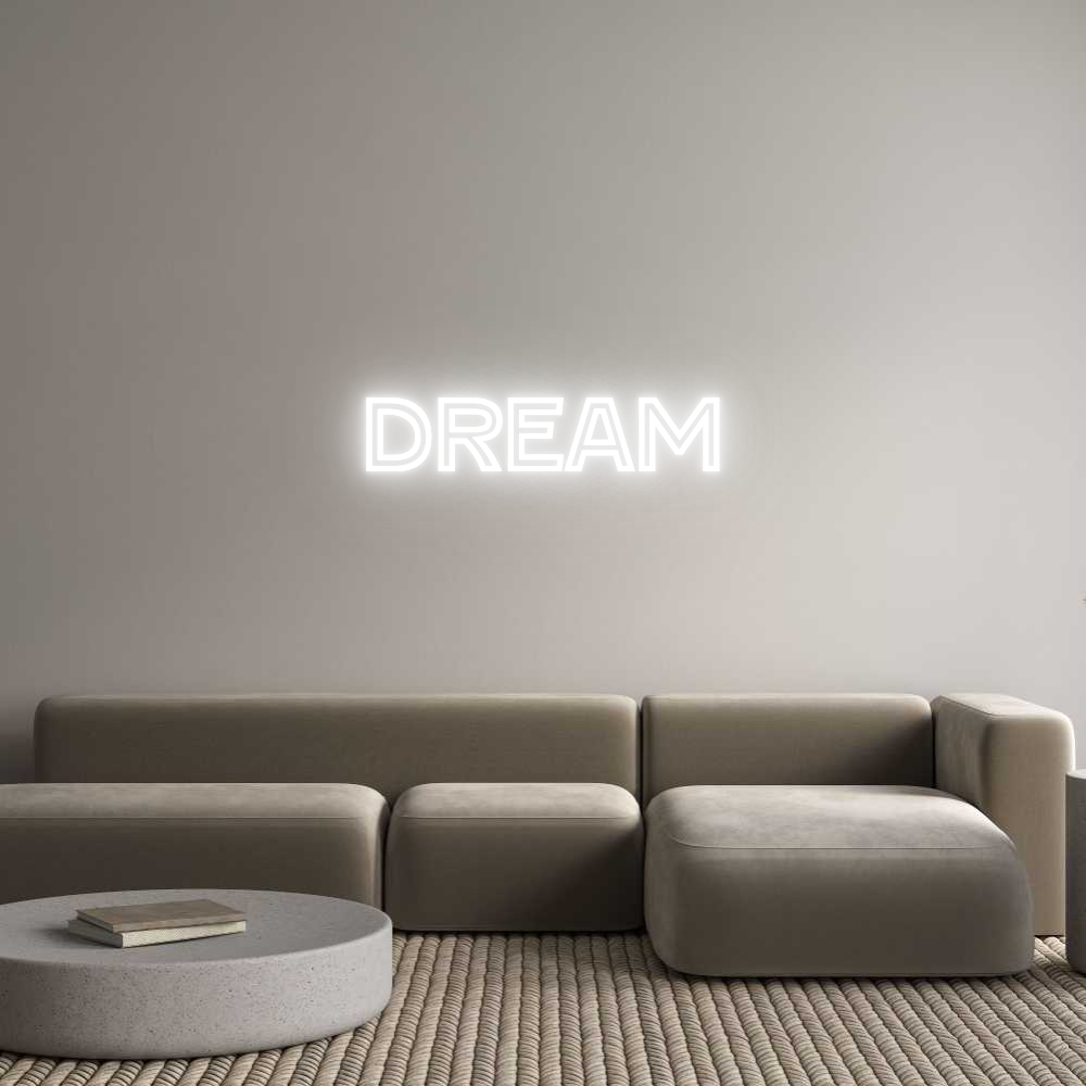 Custom Neon Text - Dream