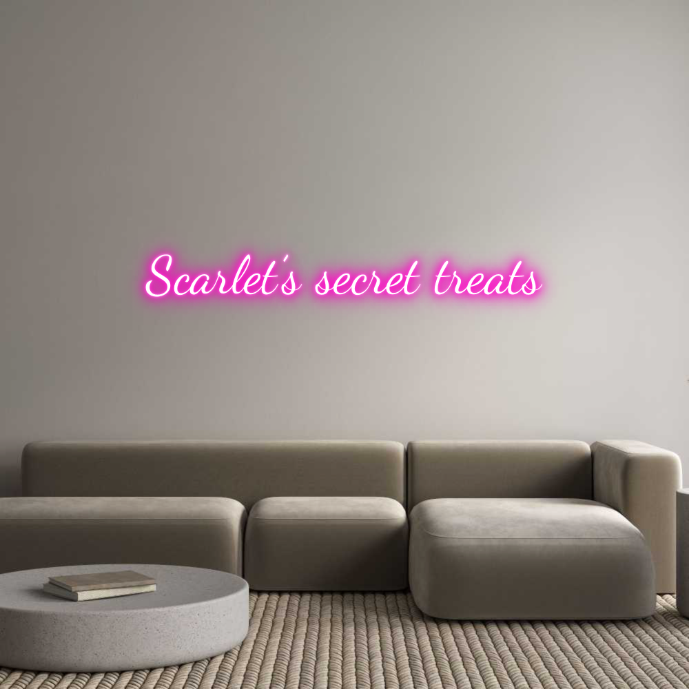 Custom Neon Text - Scarlet’s sec...