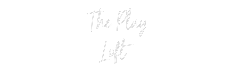 Custom Neon Text - The Play
   ...