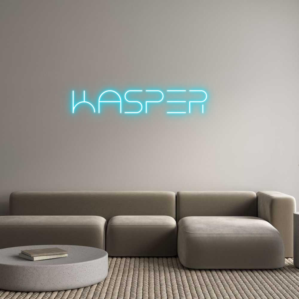 Custom Neon Text - Kasper
