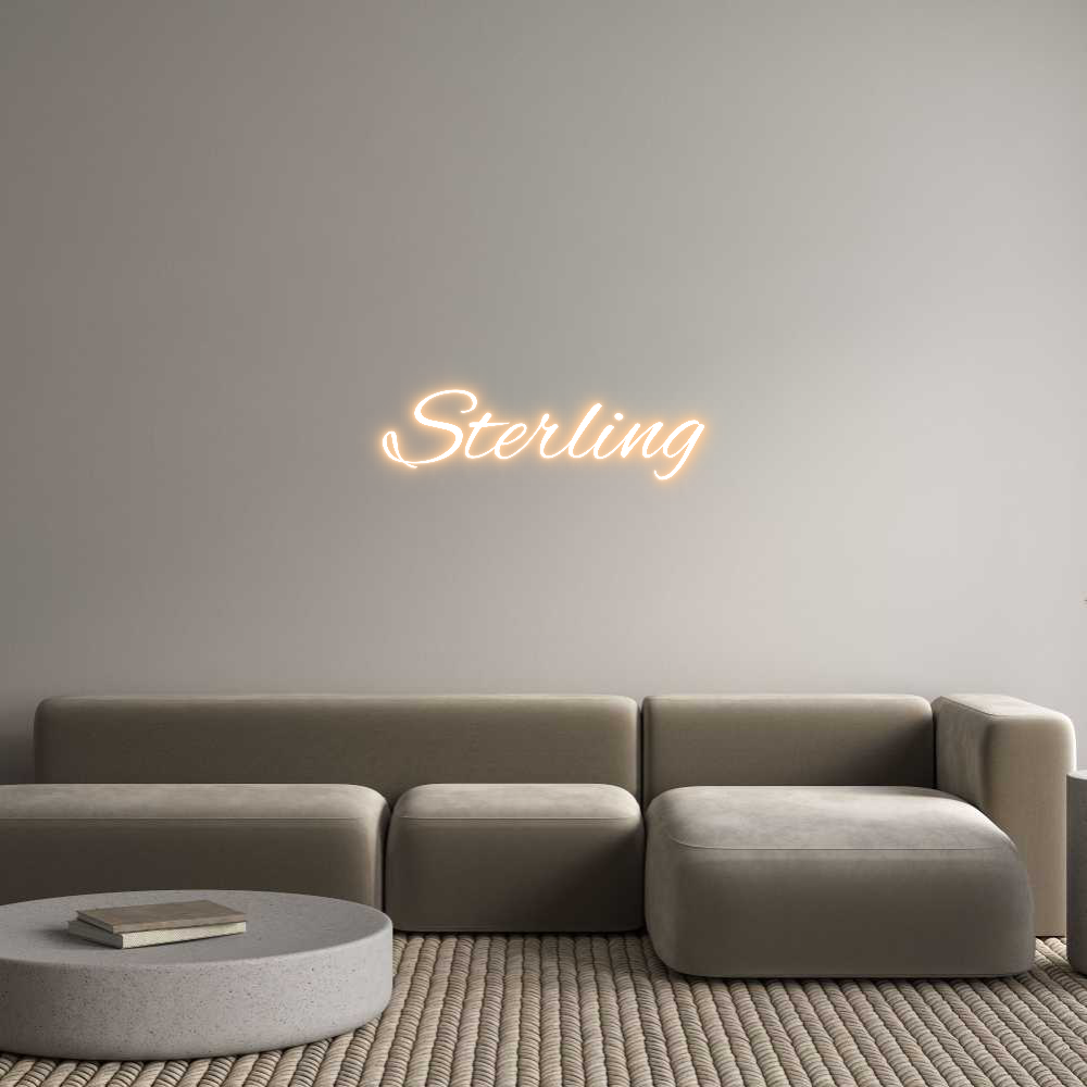 Custom Neon Text- Sterling