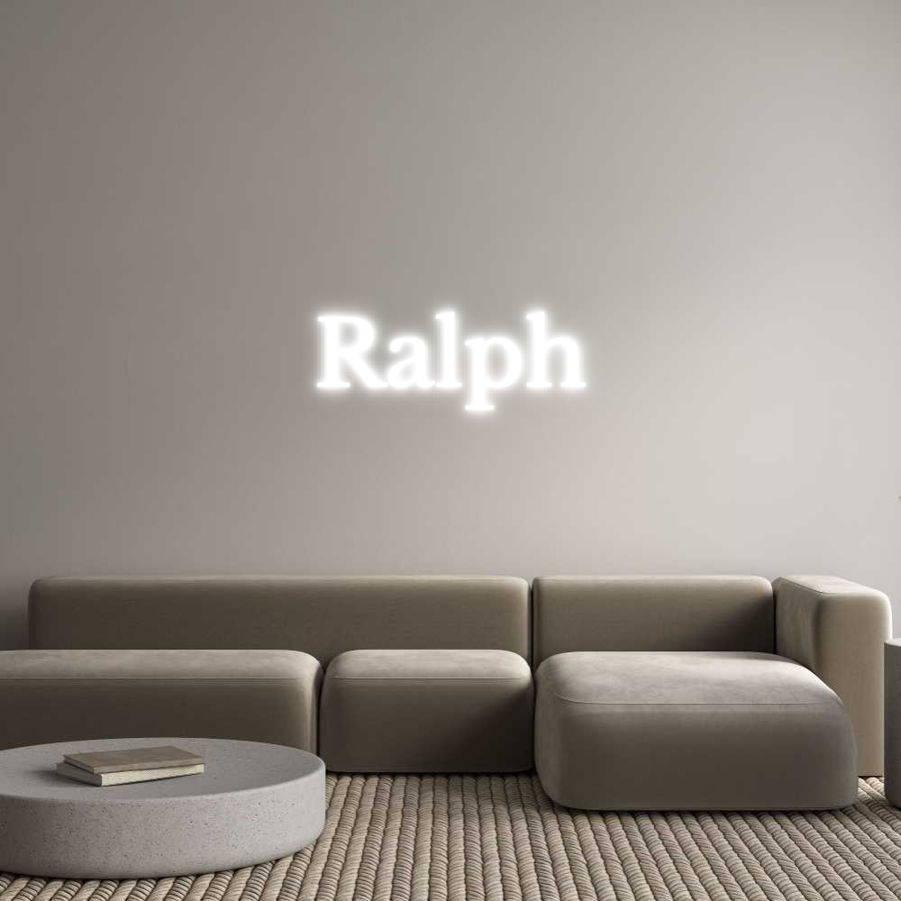 Custom Neon Text - Ralph