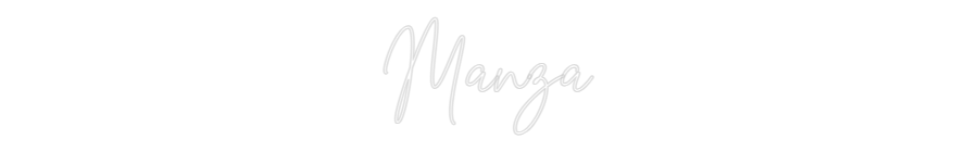 Custom Neon Text - Manza